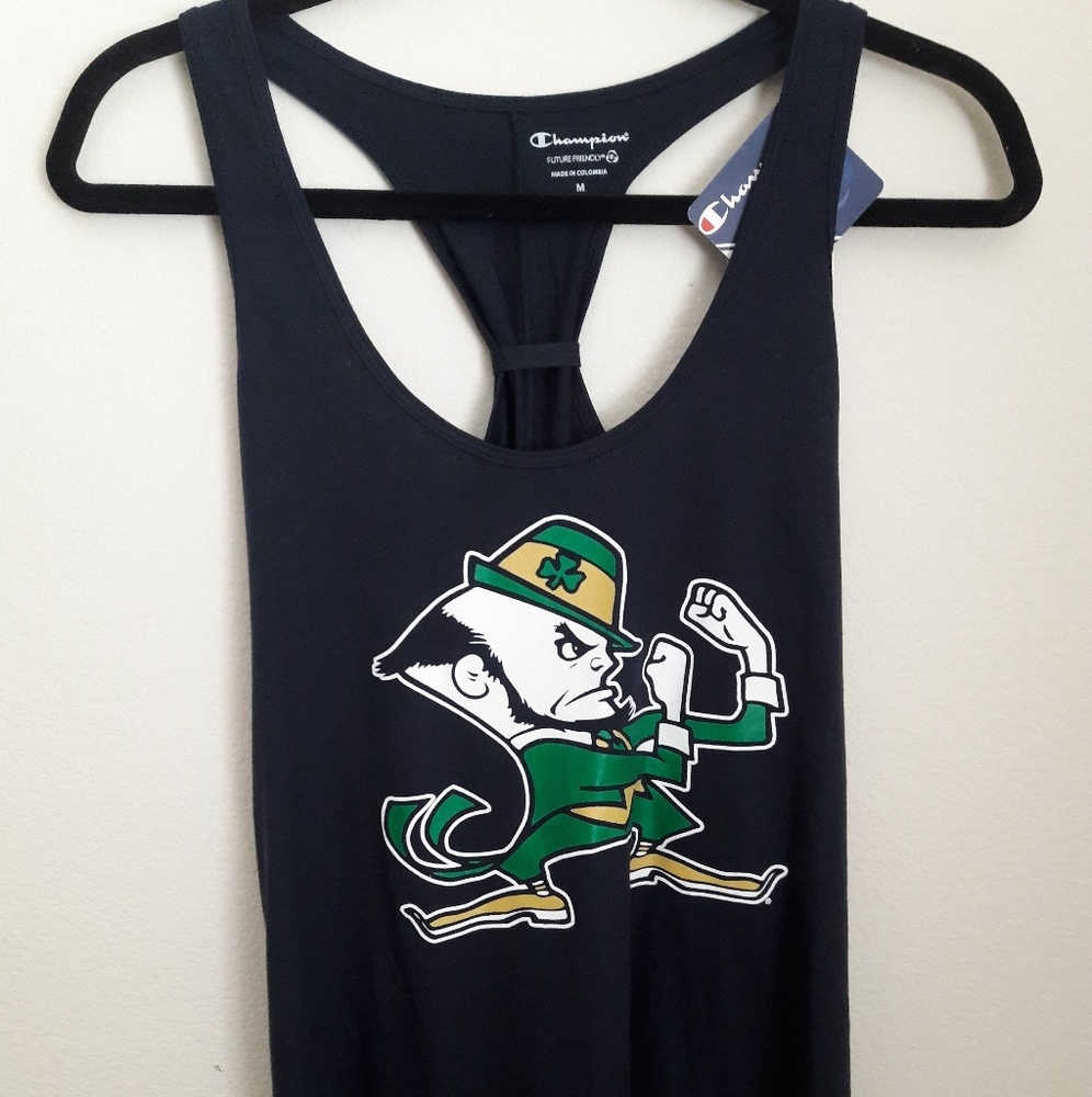 Notre Dame Fighting Irish racerback tank top